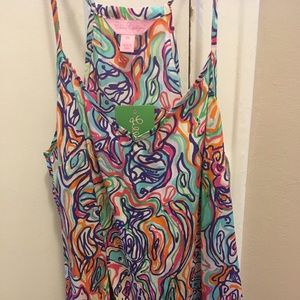 BNWT Lilly Pulitzer Dusk Tank - What a Catch print